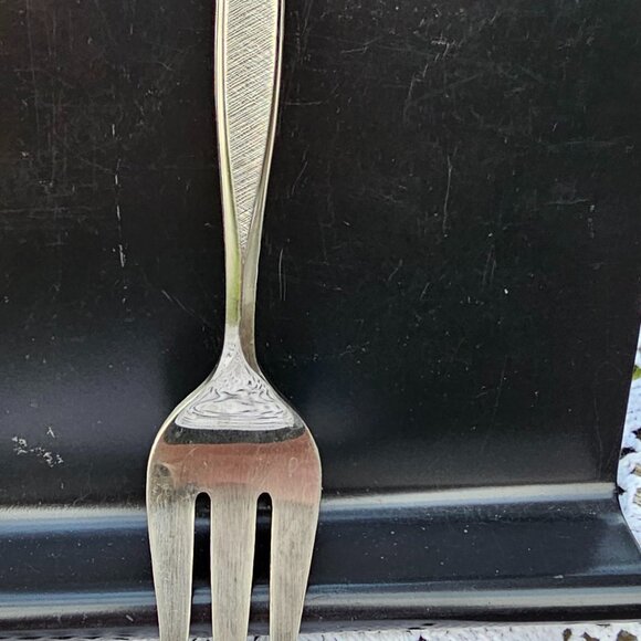 Gorham stainless steel vintage cold meat serving fork poss Fabrique pattern 1967 - Picture 1 of 8